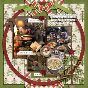 Christmas afternoon 2019 - reading napping eating