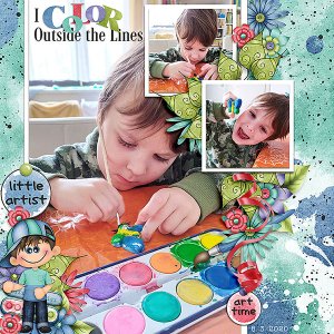 I color outside the lines