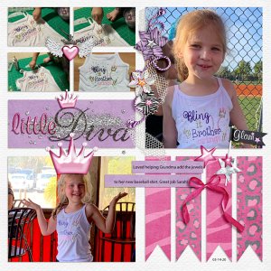 A girl and her bling!