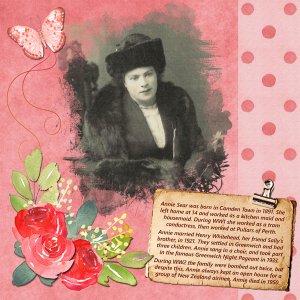 My Grandmother Annie Sear c.1911