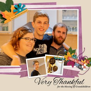Very Thankful For Grandchildren