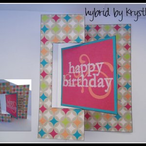 Happy Birthday Swing Fold Card