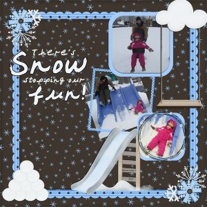 AShlyn Park in the snow