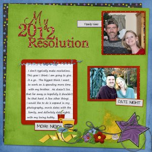 My resolutions