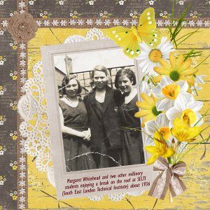 Margaret Whitehead and friends at SELTI c. 1936