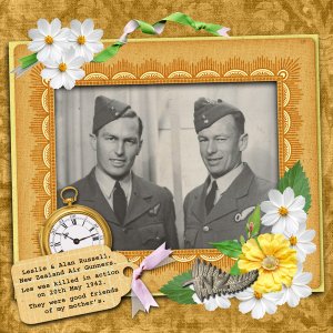 Les and Alan Russell 1942