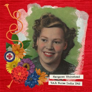 Margaret Whitehead VAD Nurse 1945