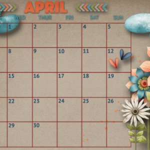 April desktop