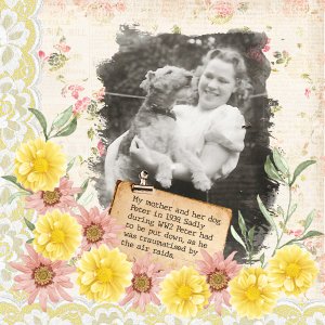 Margaret and Peter in the Garden 1939