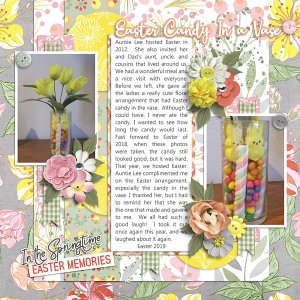 Easter Candy in a Vase