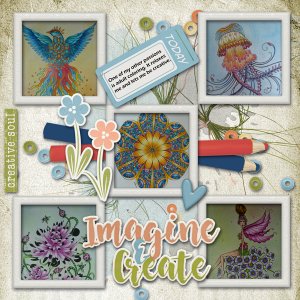 March 2020 GingerScraps Created with Rewards