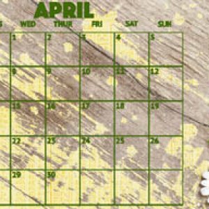 April desktop