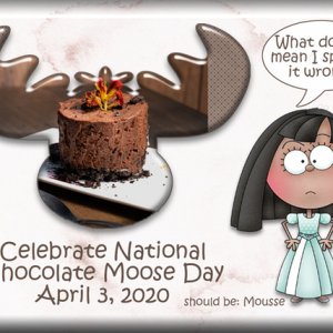 ATC 2020-048 Celebrate National Chocolate Mousse Day