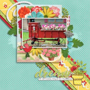 Cart of Flowers