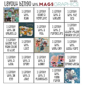 Bingo with MagsGraphics April