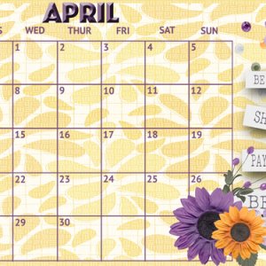 April Desktop