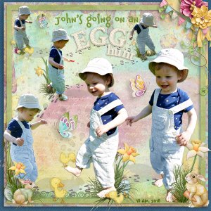 John Going on an Egg Hunt