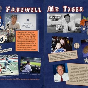 Farewell Mr. Tiger