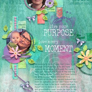 April 2020 Colour Challenge - Live Life on Purpose
