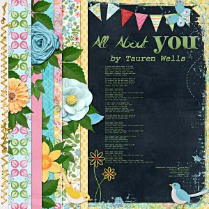 Song All About You by Tarren Wells