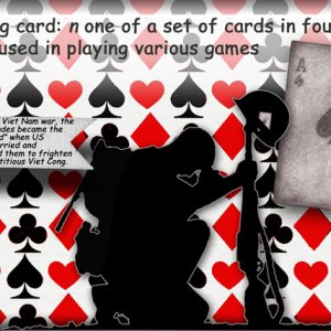 P is for Playing Card