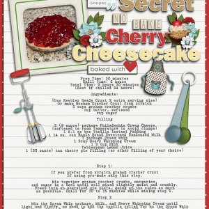 Ella's no bake cheesecake