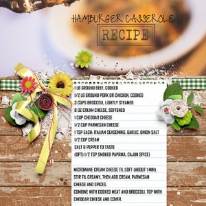 Hamburger Casserole Recipe