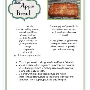 Apple Bread Recipe