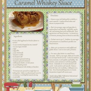 Bread Pudding Recipe Card