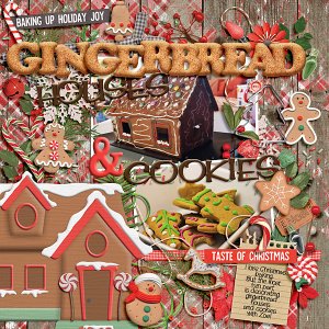 Gingerbread houses and cookies