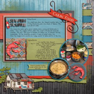 Survivor Week 5 - 12x12 Recipe Crawfish Etouffee