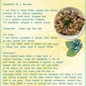 Recipe Salmon and Pasta