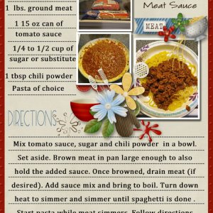 Moms Meat Sauce Recipe