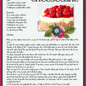 Instant Pot Cheesecake