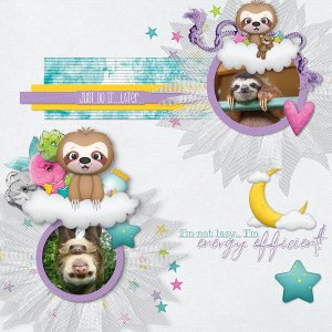 Slumbertime Sloths by Boomergirl Designs
