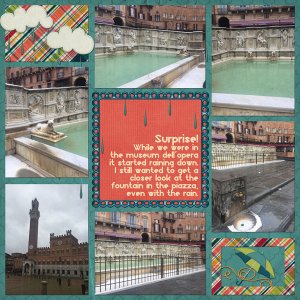 Rain in Siena