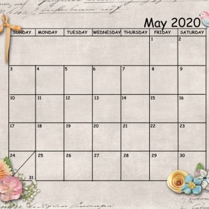 May Sum-Up Calendar