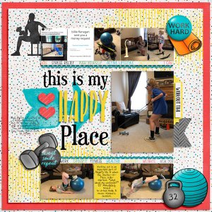 Abigail's Happy Place - working out during COVID 3.2020