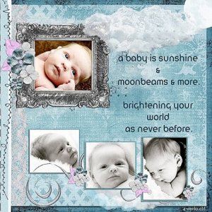 A baby is...