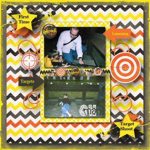 First Time Target Shoot