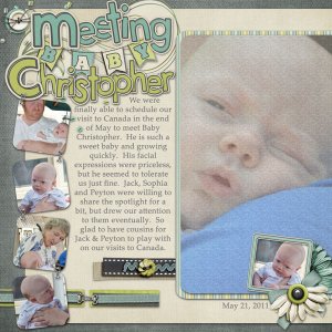 Meeting Baby Christopher