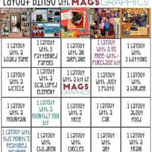 May 2020 Layout Bingo