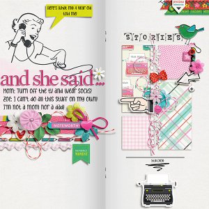 and she said...