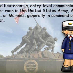 "S" is for Second Lieutenant