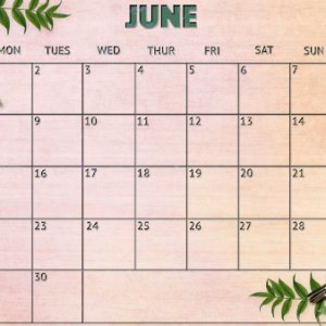 June 2020 calendar