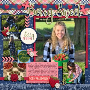 Strawberry Picking with Abigail