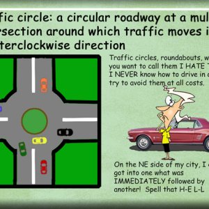 T is for Traffic Circle