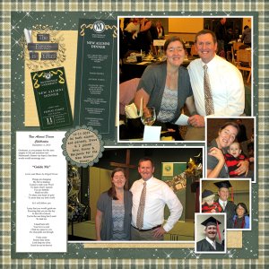 Kenny's Graduation - New Alumni Dinner