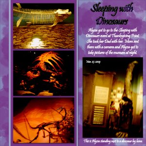 Sleeping with Dinosaurs