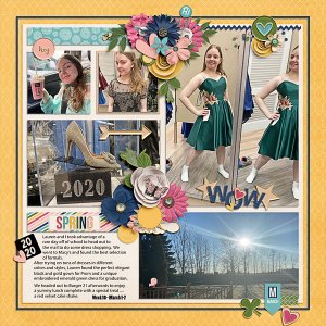 Week 10 of 2020:  A Beautiful day for dress shopping